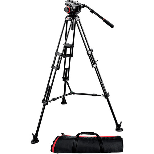 Manfrotto Deluxe Blackmagic Cinema Tripod Bundle